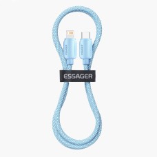 Кабель Essager Breeze USB Type-C - Ligthning (M/M), 20W, 1 м Blue (EXCTL-WL03-P)