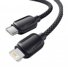 Кабель Essager Breeze USB Type-C - Ligthning (M/M), 20W, 2 м Black (EXCTL-WLA01-P)