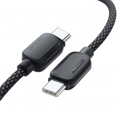 Кабель Essager Breeze USB Type-C - USB Type-C (M/M), 100W, 2 м Black (EXCTT1-WLA01-P)
