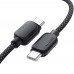Кабель Essager Breeze USB Type-C - USB Type-C (M/M), 100W, 2 м Black (EXCTT1-WLA01-P)