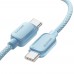 Кабель Essager Breeze USB Type-C - USB Type-C (M/M), 100W, 2 м Blue (EXCTT1-WLA03-P)