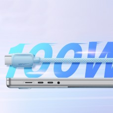 Кабель Essager Breeze USB Type-C - USB Type-C (M/M), 100W, 2 м Blue (EXCTT1-WLA03-P)