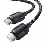 Кабель Essager Breeze USB Type-C - USB Type-C (M/M), 100W, 3 м Black (EXCTT1-WLC01-P) Кабель Essager Breeze USB Type-C - USB Type-C (M/M), 100W, 3 м Black (EXCTT1-WLC01-P)