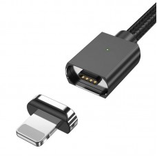 Кабель Essager Magic Power Magnetic USB - Lightning (M/M), 1 м Black (EXCCXL-ML01)