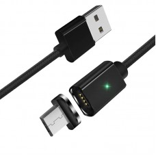 Кабель Essager Magic Power Magnetic USB - MicroUSB (M/M), 1 м Black (EXCCXM-ML01)