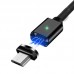 Кабель Essager Magic Power Magnetic USB - MicroUSB (M/M), 1 м Black (EXCCXM-ML01)