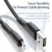 Кабель Essager Rousseau USB - Lightning (M/M), 1 м Black (EXCL-LS01)