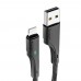 Кабель Essager Rousseau USB - Lightning (M/M), 1 м Black (EXCL-LS01)