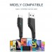 Кабель Essager Rousseau USB - USB Type-C (M/M), 1 м Black (EXCT-LS01)