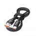 Кабель Essager Sunset USB - USB Type-C (M/M), 120W, 1 м Black (EXC120-CG01-P)
