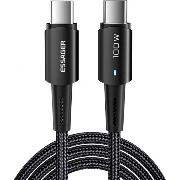 Кабель Essager Sunset USB Type-C - USB Type-C (M/M), 100W, 2 м Black (EXCTT1-CGA01)
