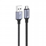 Кабель Foneng X95 Metal Head Braided Cable USB - micro USB 3A 1.2м Black (X95-CA-MU) Кабель Foneng X95 Metal Head Braided Cable USB - micro USB 3A 1.2м Black (X95-CA-MU)