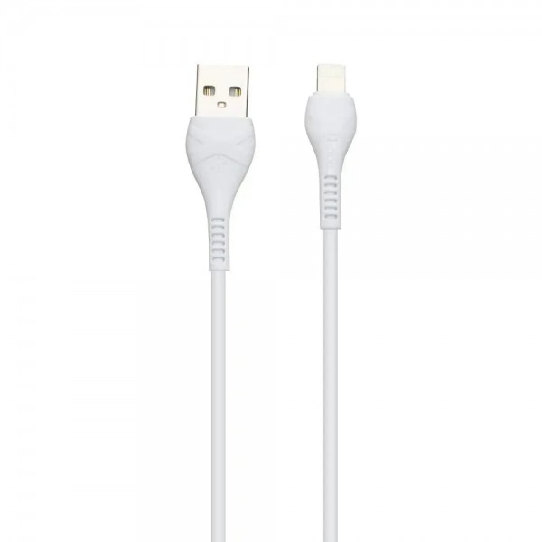 Кабель Hoco X37 Cool Power Charging USB - Lightning, 1 м, White (6931474710499)