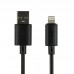 Кабель Hoco X88 Gratified USB - Lightning (M/M), 1 м, Black (6931474783301)