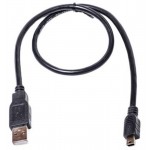 Кабель PowerPlant (KD00AS1219) USB2.0(AM)-MiniUSB(AM), 0.5м, Black Кабель PowerPlant (KD00AS1219) USB2.0(AM)-MiniUSB(AM), 0.5м, Black