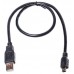 Кабель PowerPlant (KD00AS1219) USB2.0(AM)-MiniUSB(AM), 0.5м, Black