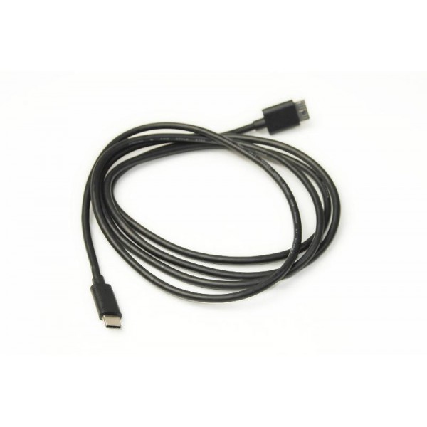 Кабель PowerPlant (KD00AS1280) MicroUSB3.0(BM)-USB3.0 Type-C(M), 1.5м, Black
