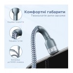 Кабель Remax Jany Series USB to Type-C Silver (RC-124A)