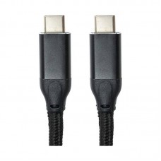 Кабель San Guan USB Type-C - USB Type-C (M/M) PD 60W, 3 м, Black (CA914104)