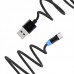 Кабель SkyDolphin S59KIT Magnetic USB - Lightning + microUSB + Type-C (M/M) 1 м, Black (SDUSB-000547)
