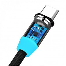 Кабель SkyDolphin S59T Magnetic USB - USB Type-C (M/M), 1 м, Black (SDUSB-000441)