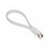 Кабель Sumdex USB - micro USB V 2.0 (M/M), з магнітом, 0.21 м, White (DCU-1022WT)_OEM (DCU-1022WT/OEM)
