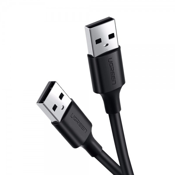 Кабель Ugreen US102 USB - USB (AM/AM), 0.5 м, Black (10308)