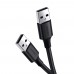 Кабель Ugreen US102 USB - USB (AM/AM), 0.5 м, Black (10308)