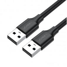 Кабель Ugreen US102 USB - USB (AM/AM), 0.5 м, Black (10308)