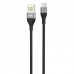 Кабель XO NB188 USB - micro-USB, (M/M), 2.4A 1 м Gray (6920680879717)