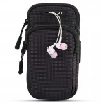 Спортивний чохол на руку BeCover BC0011 6.5" Black (705342) + органайзер для навушників Спортивний чохол на руку BeCover BC0011 6.5" Black (705342) + органайзер для навушників