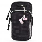 Спортивний чохол на руку BeCover BC0011 6.5" Black/Gray (705344) + органайзер для навушників Спортивний чохол на руку BeCover BC0011 6.5" Black/Gray (705344) + органайзер для навушників