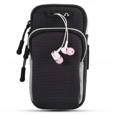 Спортивний чохол на руку BeCover BC0011 6.5" Black/Gray (705344) + органайзер для навушників