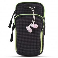 Спортивний чохол на руку BeCover BC0011 6.5" Black/Yellow (705346) + органайзер для навушників Спортивний чохол на руку BeCover BC0011 6.5" Black/Yellow (705346) + органайзер для навушників