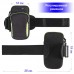 Спортивний чохол на руку BeCover BC0011 6.5" Black/Yellow (705346) + органайзер для навушників