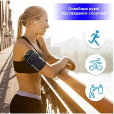 Спортивний чохол на руку BeCover BC0011 6.5" Black/Yellow (705346) + органайзер для навушників Спортивний чохол на руку BeCover BC0011 6.5" Black/Yellow (705346) + органайзер для навушників