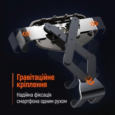 Тримач автомобільний СolorWay Gravity Mechanical Car Mount (CW-CHG18-BK)
