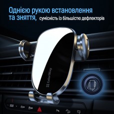 Тримач автомобільний СolorWay Grip Holder Black (CW-CHMH20-BK)