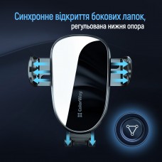 Тримач автомобільний СolorWay Grip Holder Black (CW-CHMH20-BK)