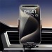Тримач для телефона Essager Junyi 15W Wireless Phone Holder for Car (Air Outlet Type) Black (EZJWX-JY01-Z)