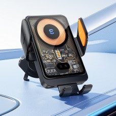 Тримач для телефона Essager Junyi 15W Wireless Phone Holder for Car (Air Outlet Type) Black (EZJWX-JY01-Z)