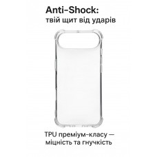Чохол-накладка BeCover Anti-Shock для Apple iPhone 17 Air Clear (713795) Чохол-накладка BeCover Anti-Shock для Apple iPhone 17 Air Clear (713795)