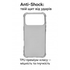 Чохол-накладка BeCover Anti-Shock для Apple iPhone 17 Pro Max Grey (713800)
