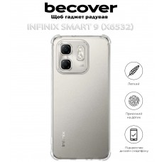 Чохол-накладка BeCover Anti-Shock для Infinix Smart 9 (X6532) Clear (712776)
