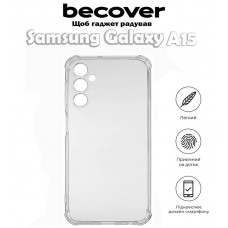 Чохол-накладка BeCover Anti-Shock для Samsung Galaxy A15 4G SM-A155/A15 5G SM-A156 Clear (710512)