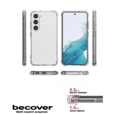 Чохол-накладка BeCover Anti-Shock для Samsung Galaxy S23 SM-S911 Clear (708897)