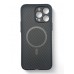 Чохол-накладка BeCover Carbonite Case MagSafe для Apple iPhone 16 Pro Black (712068)