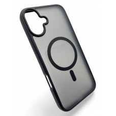 Чохол-накладка BeCover Metal Buttons Case MagSafe для Apple iPhone 16 Black (712090)