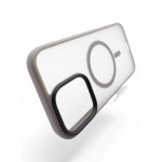 Чохол-накладка BeCover Metal Buttons Case MagSafe для Apple iPhone 16 Gray (712092) Чохол-накладка BeCover Metal Buttons Case MagSafe для Apple iPhone 16 Gray (712092)