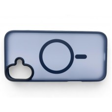 Чохол-накладка BeCover Metal Buttons Case MagSafe для Apple iPhone 16 Plus Blue (712094)